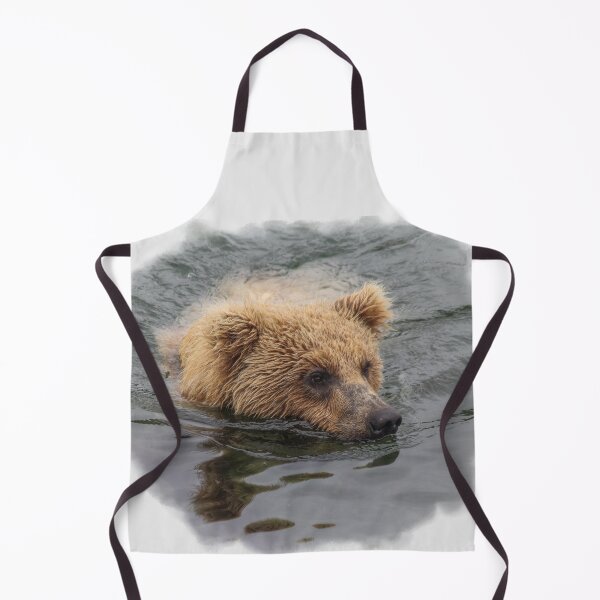 Item preview, Cute Swimming Brown Bear designed and sold by MH65Designs.