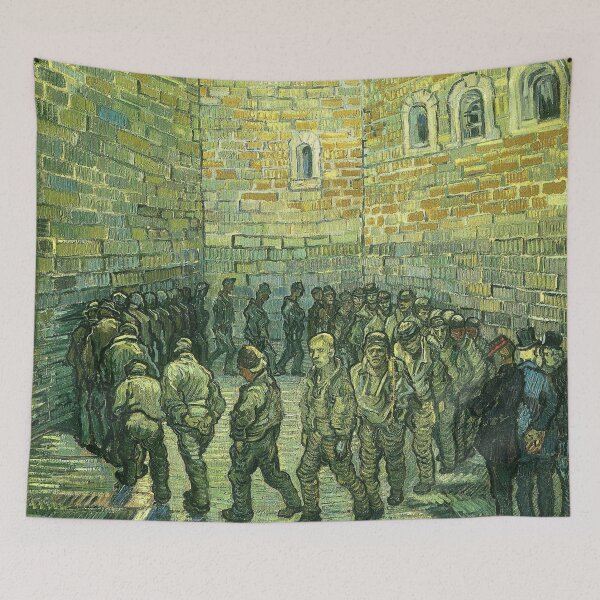 Item preview, Prison Yard by Vincent Van Gogh - Vintage Art designed and sold by RickE.