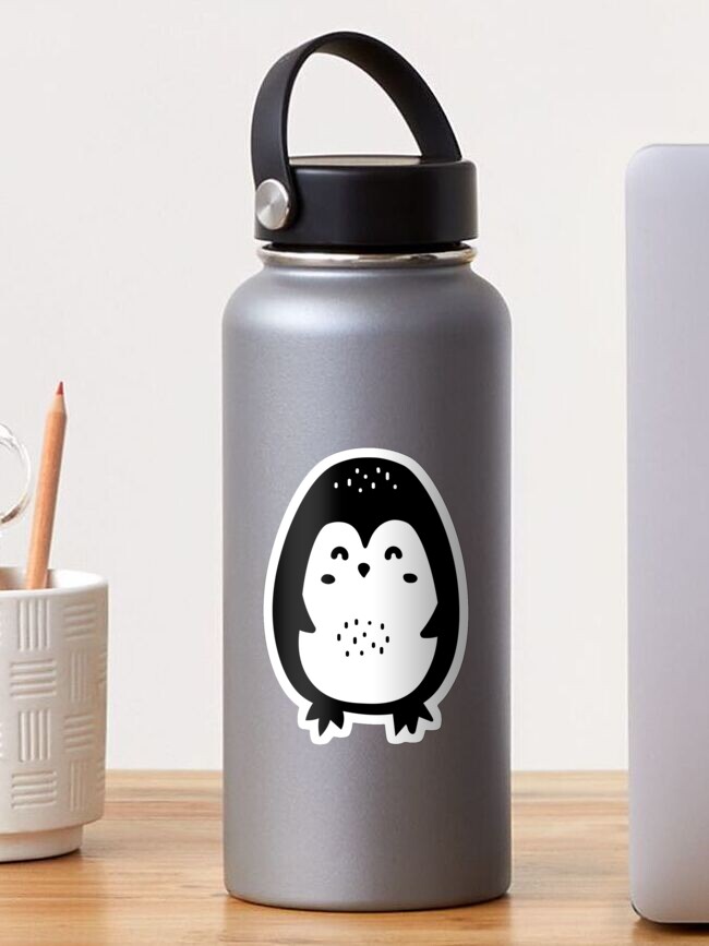 Thursday smell resource High Contrast Baby Penguin - Black & White Sensory" Sticker for Sale by  Little-Popcorn | Redbubble