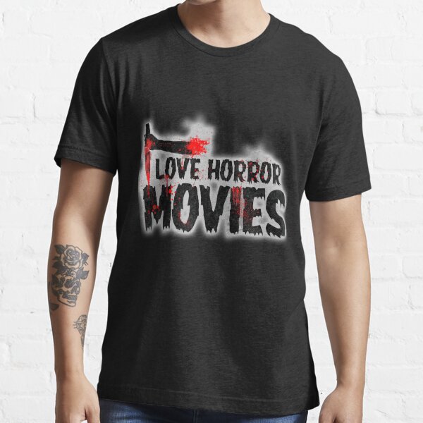 " I love vintage horror movies " Tshirt for Sale by redart83