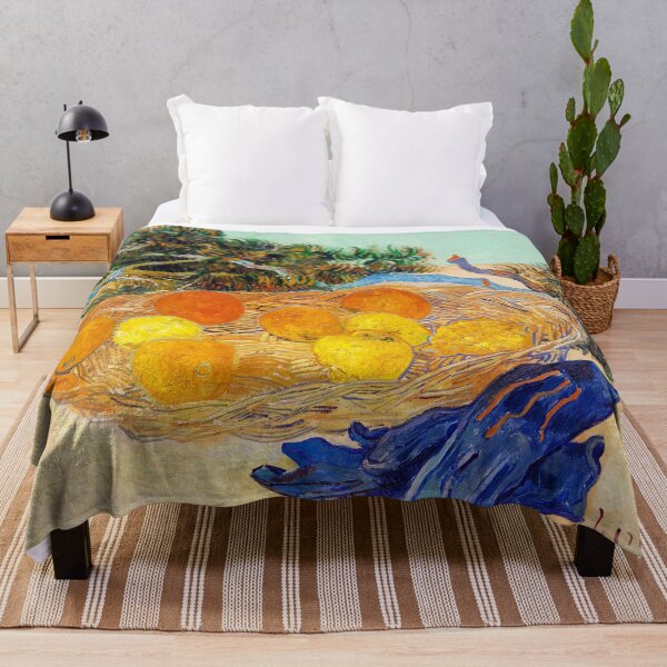 Item preview, Still Life of Oranges and Lemons with Blue Gloves (1889) by Vincent Van Gogh designed and sold by amrmab.