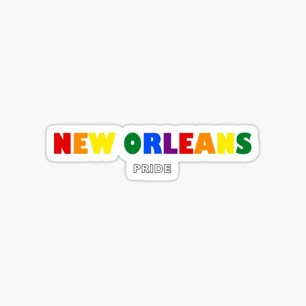 Item preview, New Orleans Pride Rainbow, Louisiana US designed and sold by LoveIsColorful.