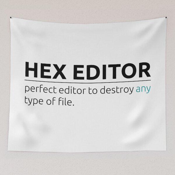 Item preview, What is hex editor? designed and sold by BeepBoopDesigns.
