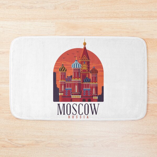 Item preview, Moscow Russia The Red Square Skyline designed and sold by Hoiho Adventure Shirts.