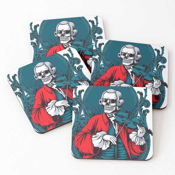Item preview, Mozart's Skeleton Playing Violin designed and sold by digitalsapiens.