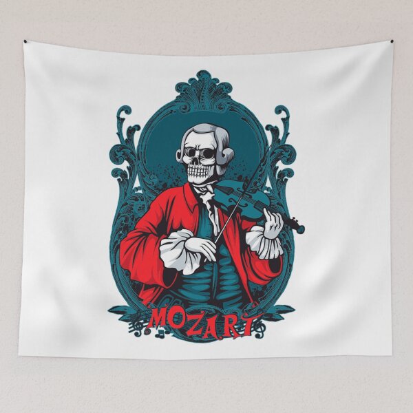 Item preview, Mozart's Skeleton Playing Violin designed and sold by digitalsapiens.
