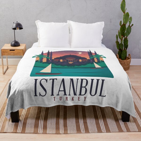 Item preview, Istanbul Turkey Skyline Bosphorus Hagia Sophia designed and sold by Hoiho Adventure Shirts.
