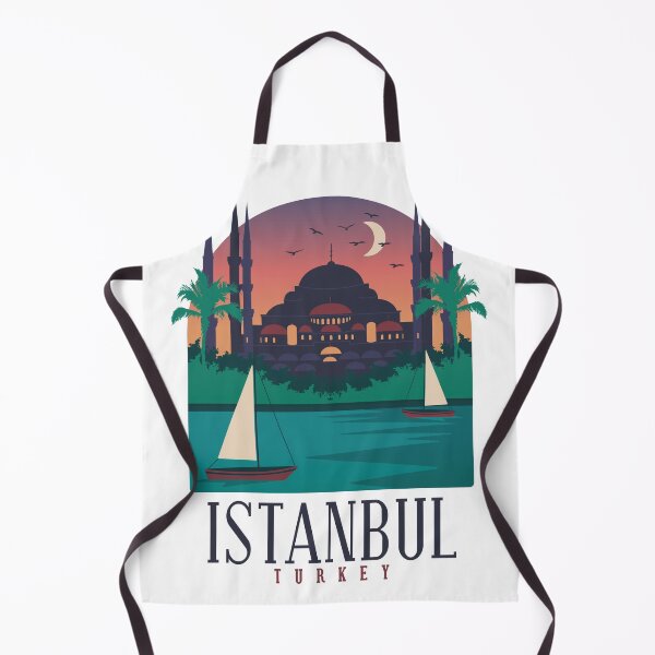 Item preview, Istanbul Turkey Skyline Bosphorus Hagia Sophia designed and sold by Hoiho Adventure Shirts.