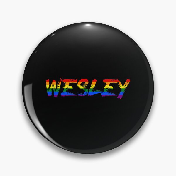 Item preview, Men rainbow name gay Wesley designed and sold by LoveIsColorful.