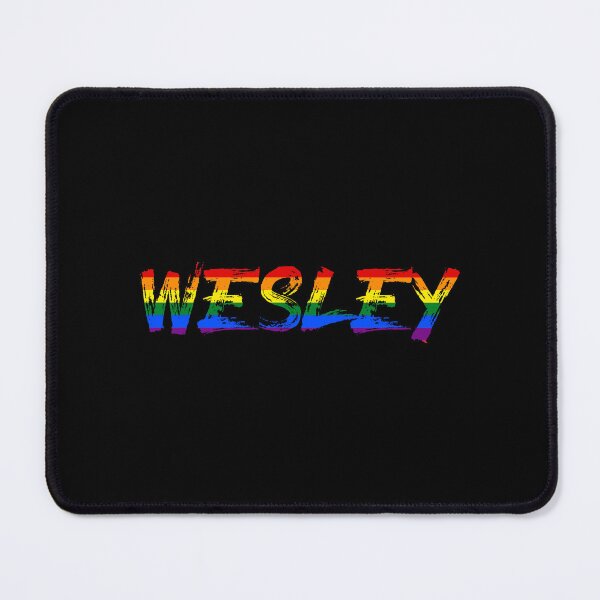 Item preview, Men rainbow name gay Wesley designed and sold by LoveIsColorful.
