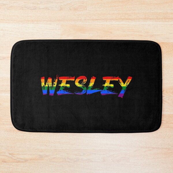 Item preview, Men rainbow name gay Wesley designed and sold by LoveIsColorful.