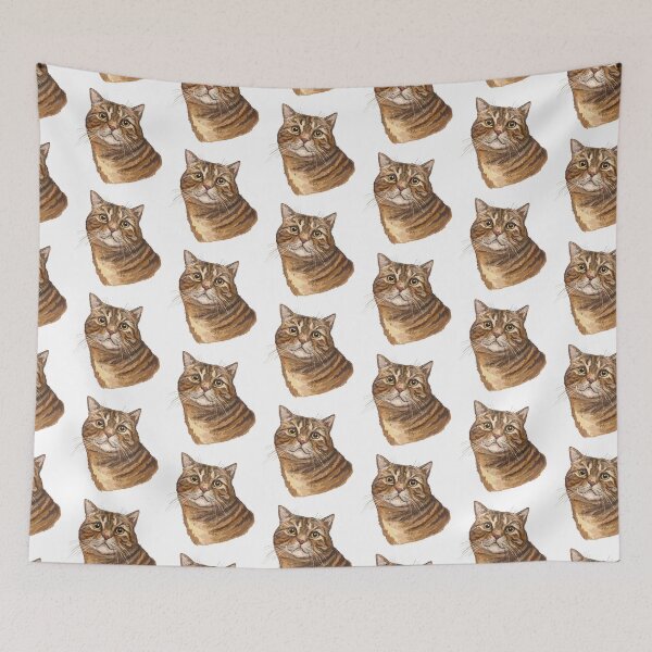 Item preview, Hand drawing funny Tabby cat designed and sold by Alinart16.