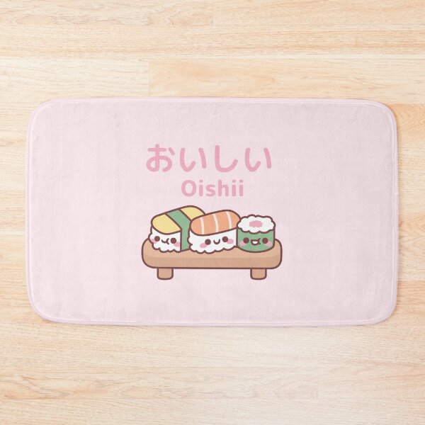 Item preview, Cute Plate Of Japanese Sushi Oishii designed and sold by rustydoodle.