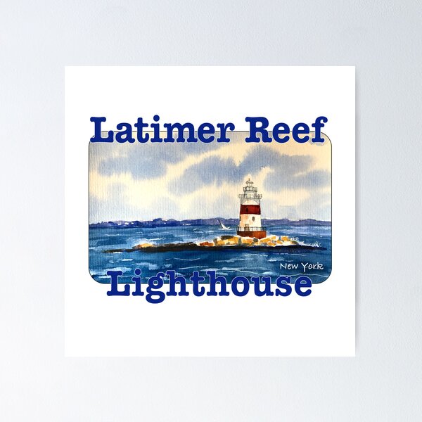 Item preview, Latimer Reef Lighthouse, New York designed and sold by MMc Buck.
