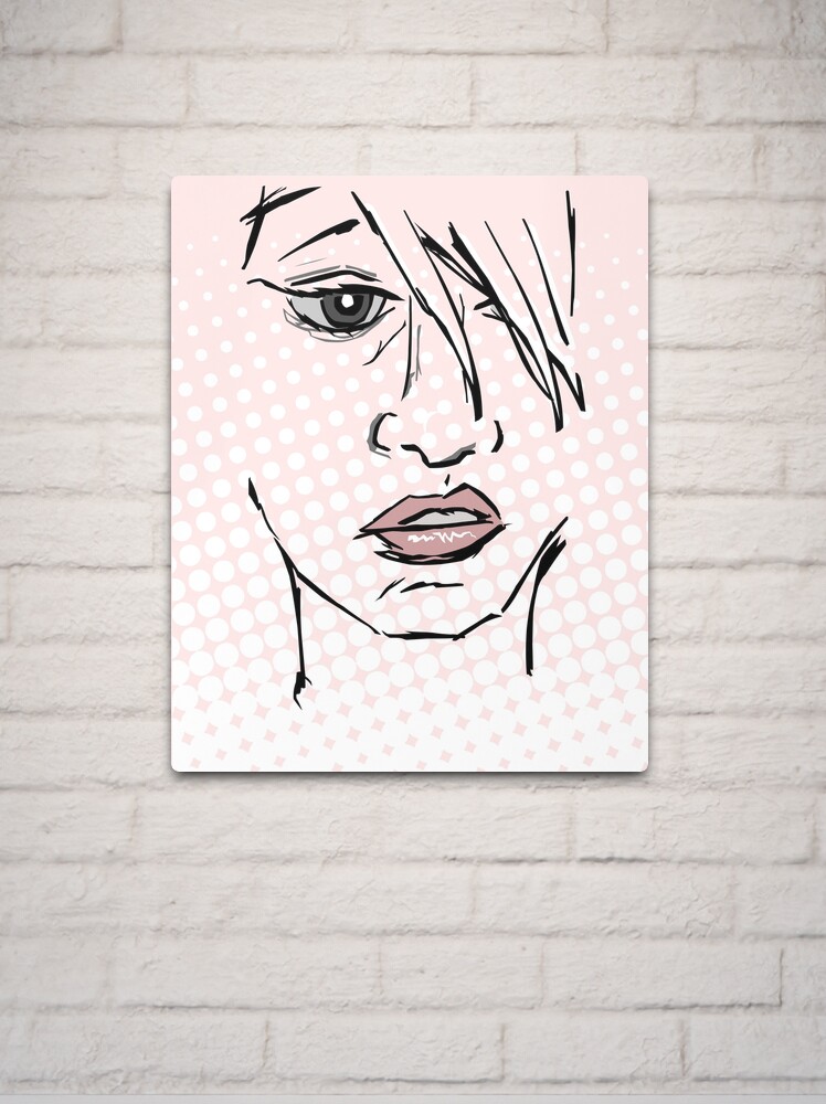 Pretty Sketchy Apparel Art' Poster, picture, metal print, paint by