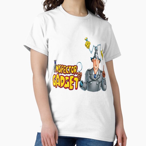 Vista previa del artículo con la obra «Inspector Gadget dibujos animados del inspector gadget disfraz del inspector gadget», diseñado y vendido por ElbaShop2.