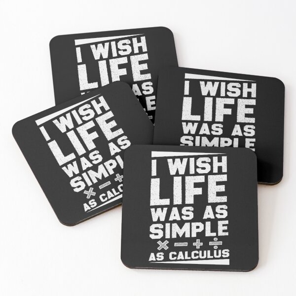 Item preview, Funny I Wish Life Was As Simple As Calculus Math Lover Mathematics for mathematician Math Student Gift Idea / Birthday Gifts designed and sold by Chamssou.