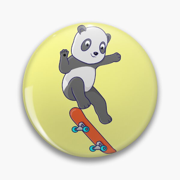 Item preview, Panda Skateboarding designed and sold by KAISANart.