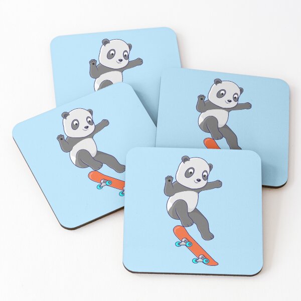 Item preview, Panda Skateboarding designed and sold by KAISANart.