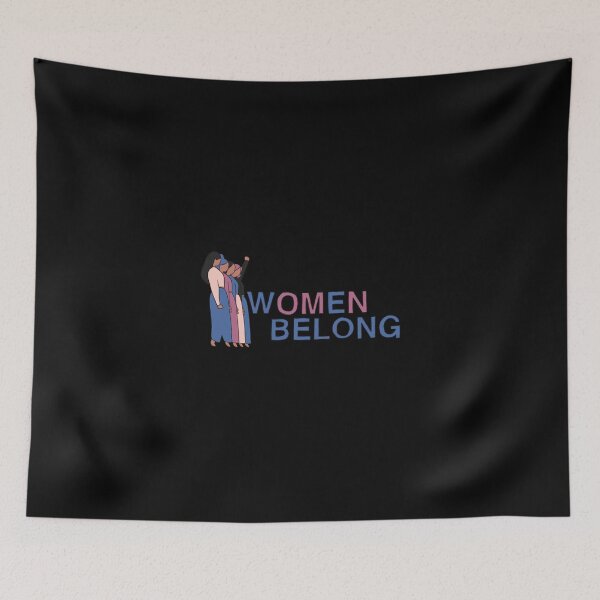 Item preview, Women Belong Sticker designed and sold by ayeshadanaqws.