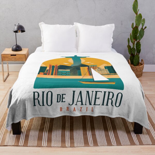 Item preview, Rio de Janeiro Brazil Skyline Christ the Redeemer designed and sold by Hoiho Adventure Shirts.