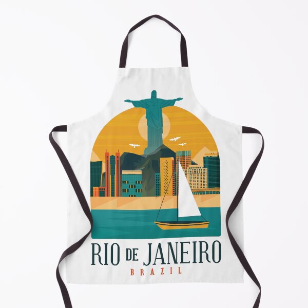Item preview, Rio de Janeiro Brazil Skyline Christ the Redeemer designed and sold by Hoiho Adventure Shirts.