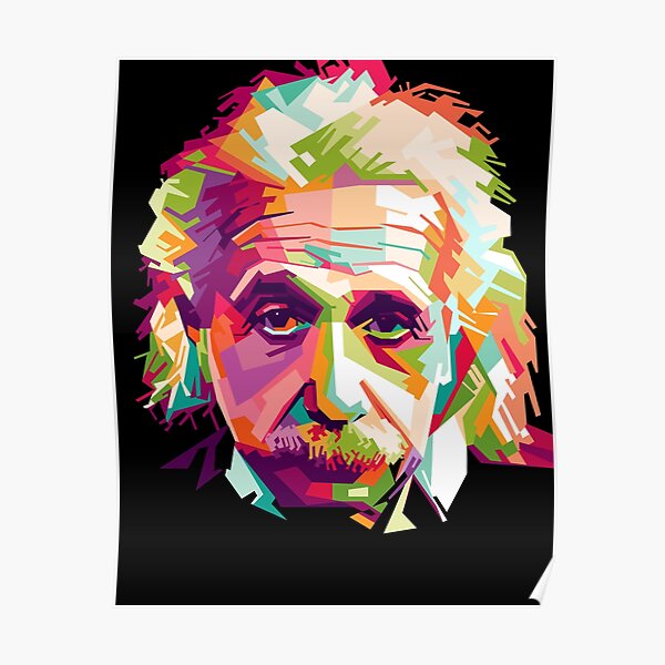 Albert Einstein Posters Redbubble