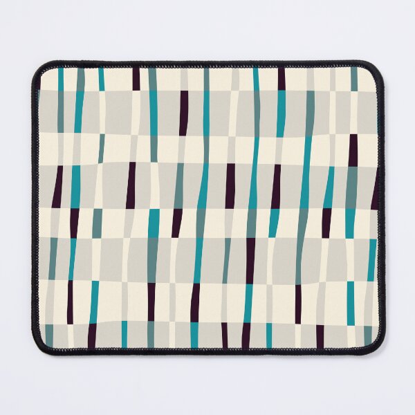 Item preview, Irregular hand drawn stripes in a grid designed and sold by BrankaPD.