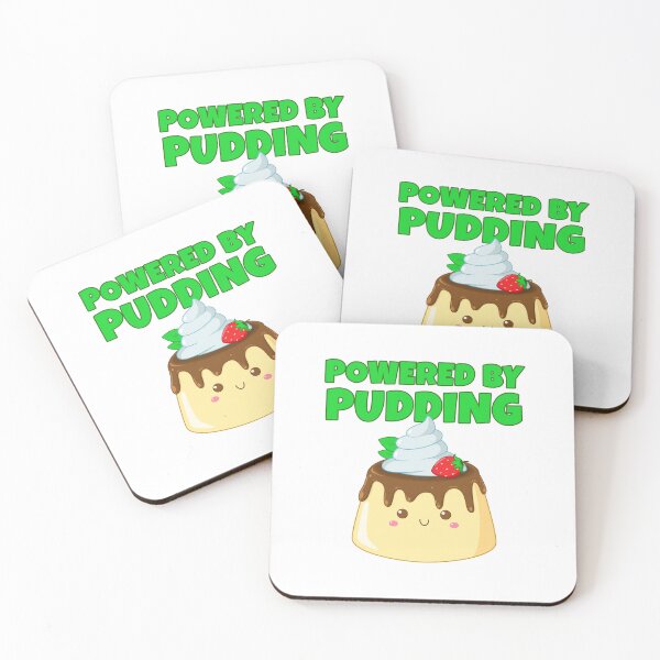 Item preview, POWERED BY PUDDING designed and sold by EllyMellow.