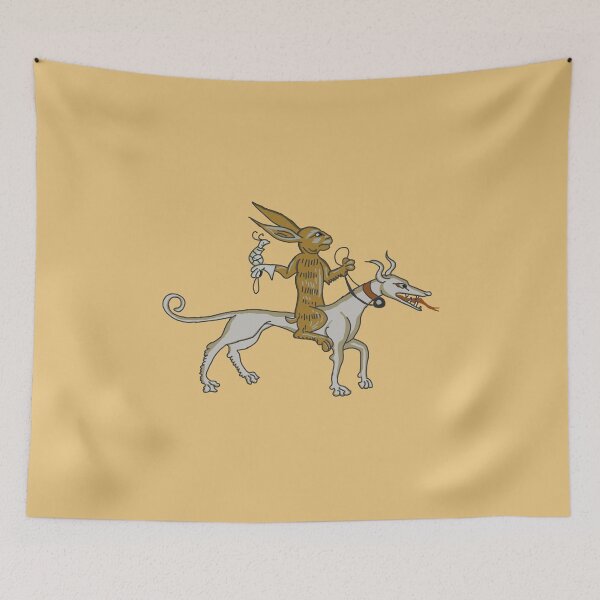 Item preview, The Hare and the Greyhound take the Snail on a hunt designed and sold by CrowFriend.