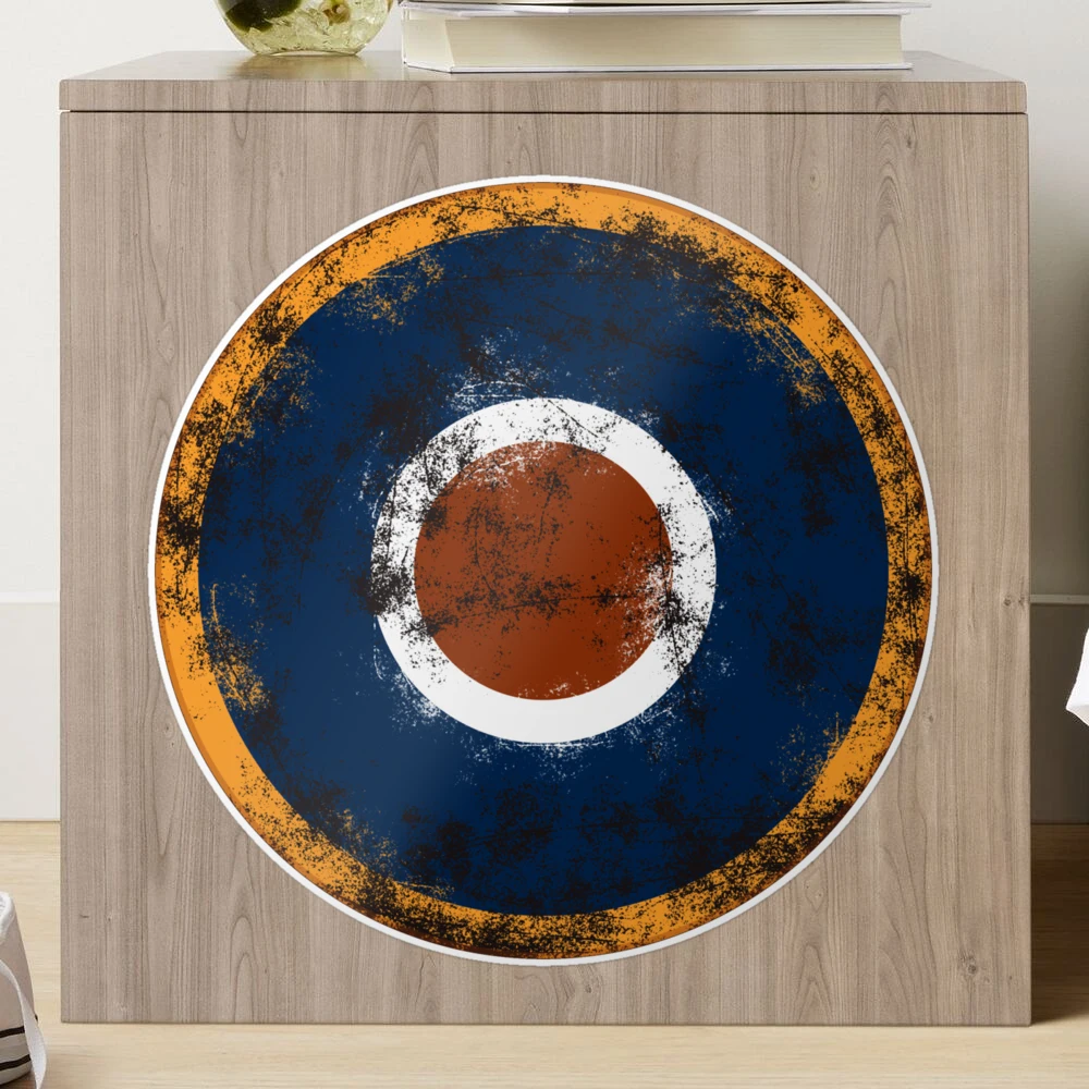 Autocollants Drapeau RAF Royaume-Uni - Lot De 2, Vinyle Résistant, 14 X 7,2 Cm, Pour Voiture/casque - 8