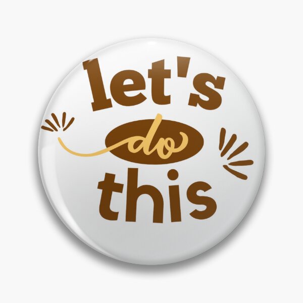 Item preview, let's DO this - Brown and Yellow designed and sold by bohoprints.