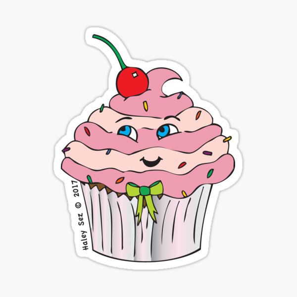Proud Cupcake Sticker