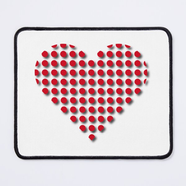 Item preview, Heart print. Figure with shadow. Red heart. designed and sold by Sosnovskaya.
