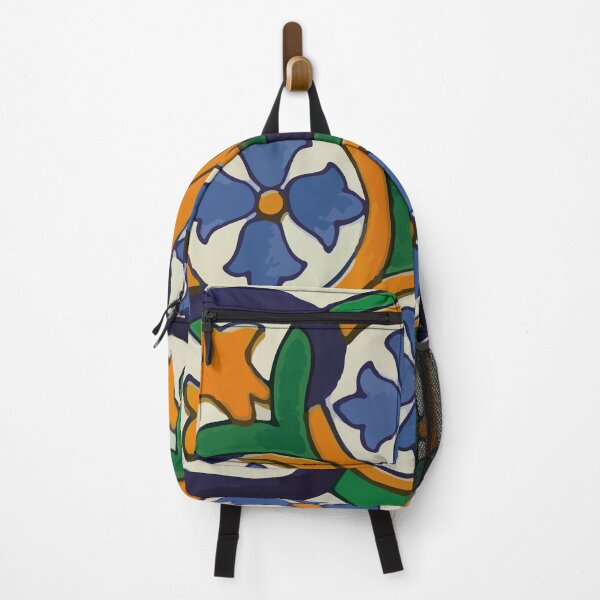 Item preview, Blue flower bouquet talavera tile decorative wall vintage mexican designed and sold by T-Mex.