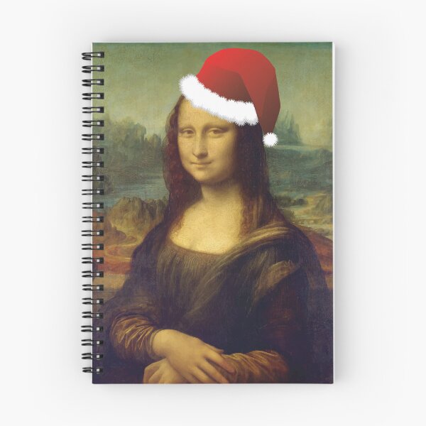 Item preview, Gorro navideño de Papá Noel Mona Lisa, Leonardo da Vinci designed and sold by Koala Designs.