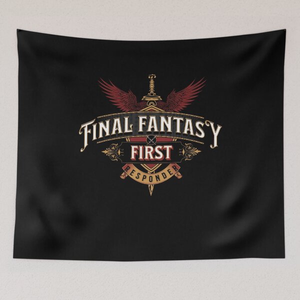 Item preview, Final Fantasy First Responder Vintage Texts And Graphics designed and sold by Neggan.