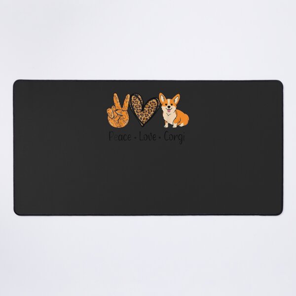 Artikelvorschau, Peace Love Corgi Funny Dog Mom Muttertag Cor entworfen und verkauft von geddiemshow.