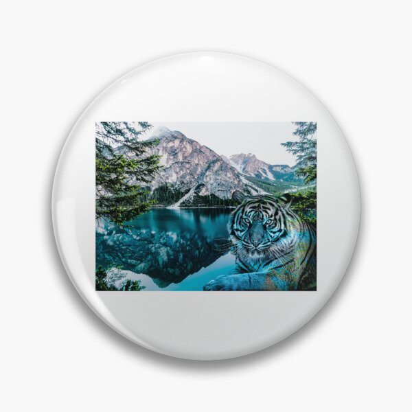 Item preview, Mountains and Rivers Bengal Tiger   designed and sold by NaomimPayton.