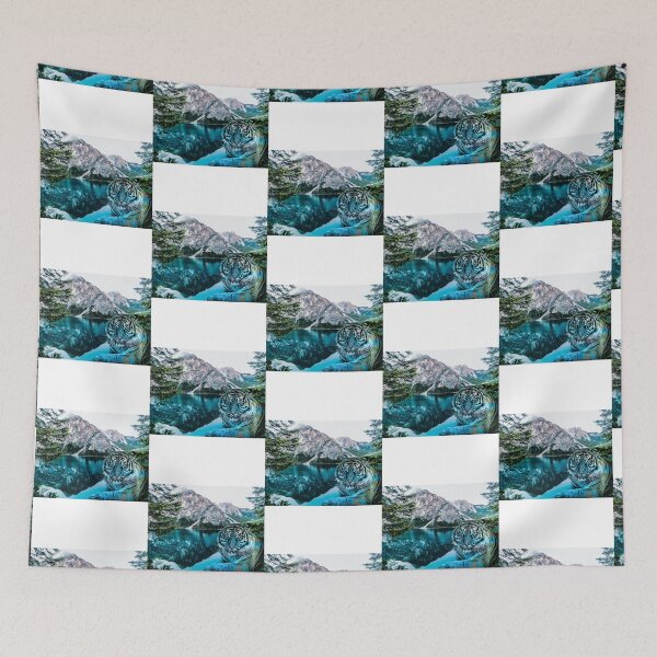 Item preview, Mountains and Rivers Bengal Tiger   designed and sold by NaomimPayton.