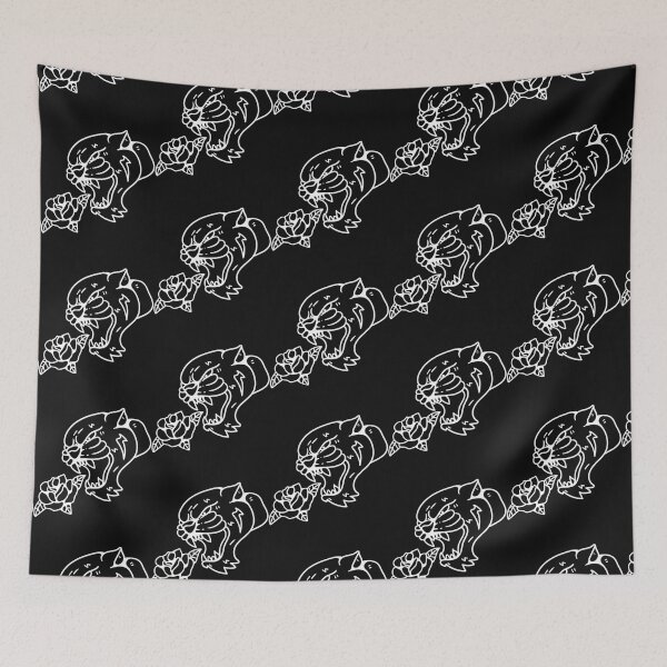 Item preview, Strong Tiger With Flowers.    designed and sold by NaomimPayton.