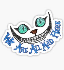 Alice Cheshire Cat Sticker