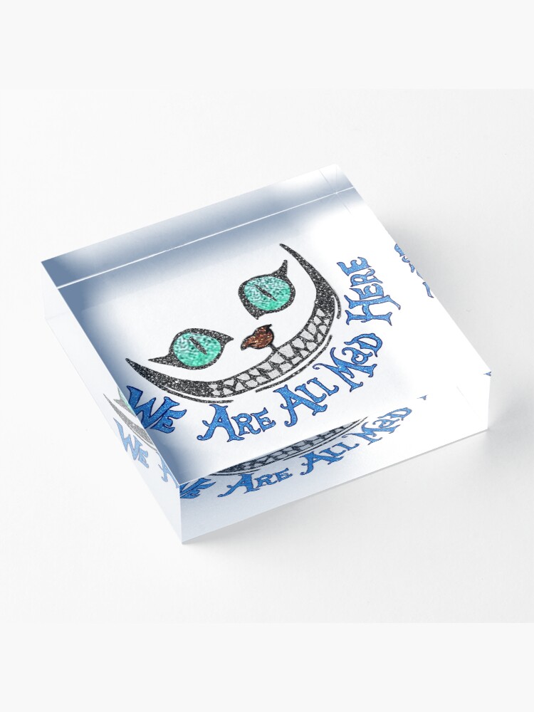 Alternate view of Alice Cheshire Cat Acrylic Block