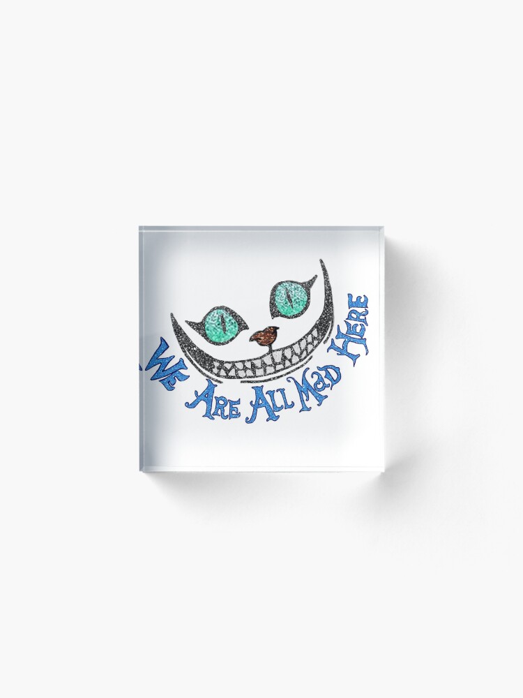 Alternate view of Alice Cheshire Cat Acrylic Block
