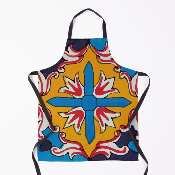 Item preview, Abstract mexican talavera tile rustic ceramic azulejo designed and sold by T-Mex.