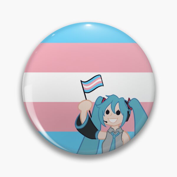 Item preview, Bandera Trans Miku Hatsune designed and sold by Vee-s-World-111.
