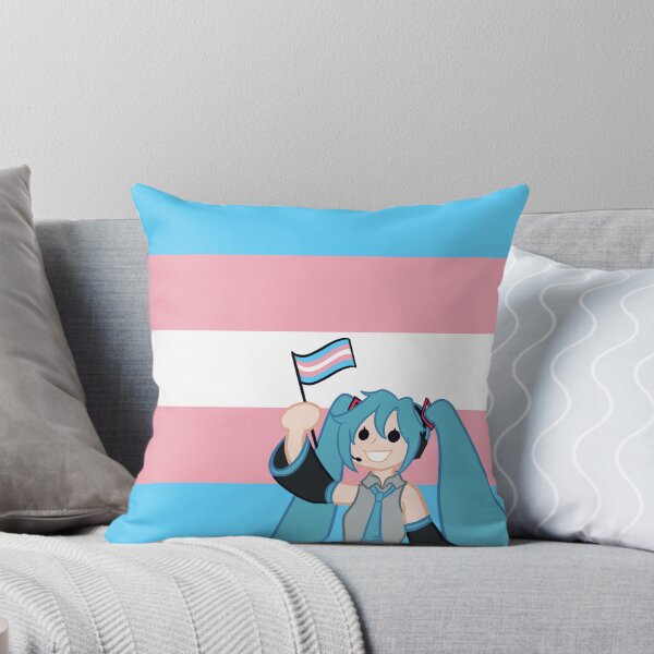Artikelvorschau, Trans-Flagge Miku Hatsune entworfen und verkauft von Vee-s-World-111.
