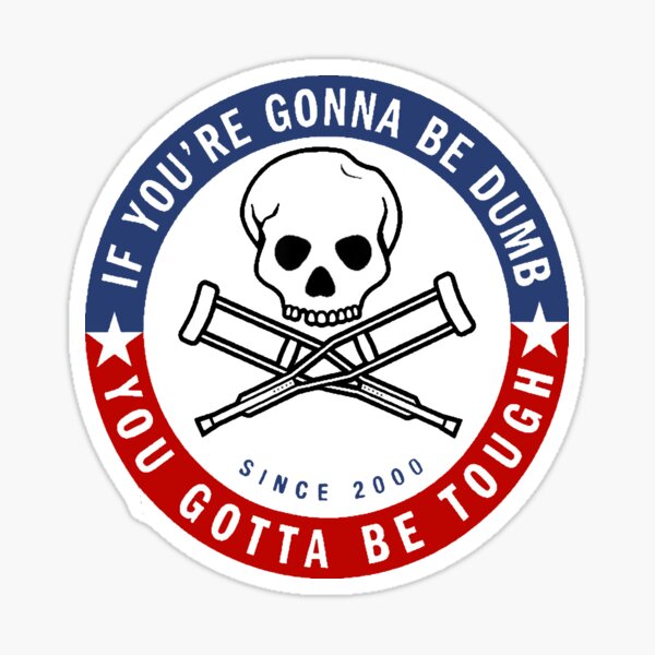 "Jackass" Sticker for Sale by hokhacminh3 Redbubble