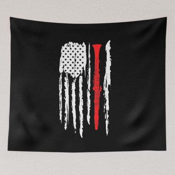 Item preview, American Flag Clarinet For Clarinet Player And Jazz Musicians As A Clarinetist designed and sold by Funwithmusic.
