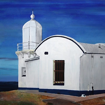 Artwork thumbnail, Tacking Point Lighthouse by Margo Humphries
